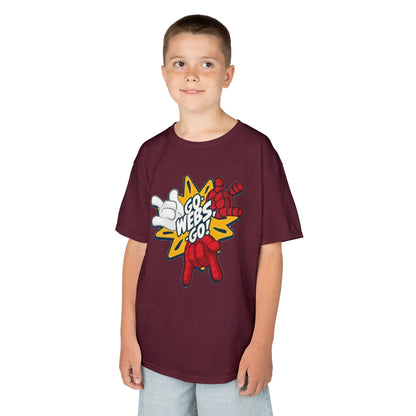 Kids Superhero Graphic Tee - Go Webs Go!