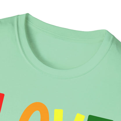 Love Has No Gender Unisex T-Shirt, LGBTQ+ Pride Tee, Comfort Fit Shirt, Gift for Allies, Inclusivity Apparel, Birthday Celebration Top