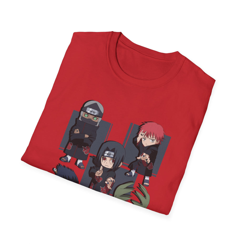 Anime Character Unisex Softstyle T-Shirt - Cool Graphic Tee for Fans