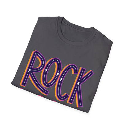 Rock On Unisex T-Shirt, Music Lover's Tee, Concert Outfit, Gift for Musicians, Fun Casual Wear