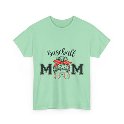 Baseball Mom Unisex Heavy Cotton Tee - Perfect for Game Day