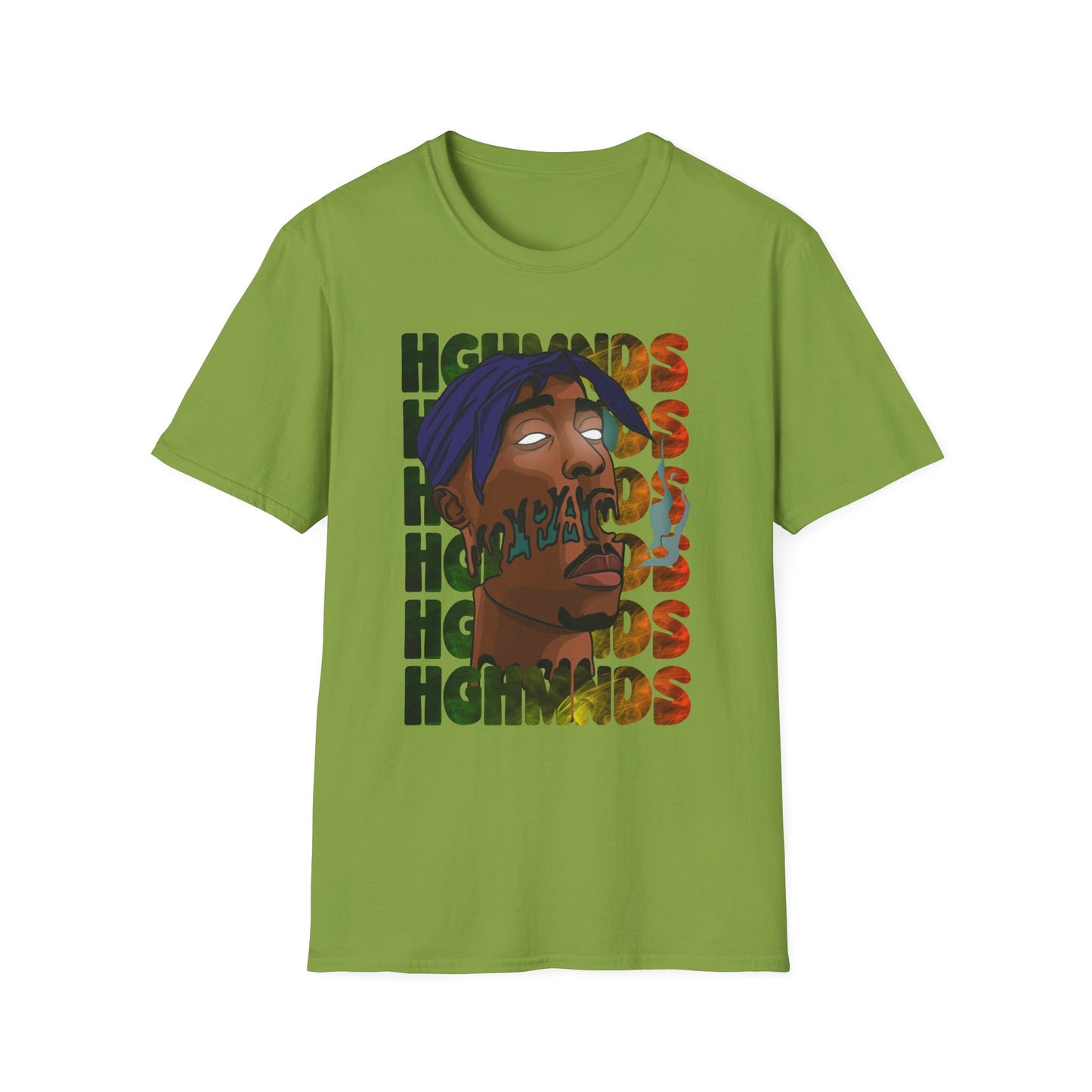 High minds Unisex Softstyle T-Shirt - Unique Artistic Design