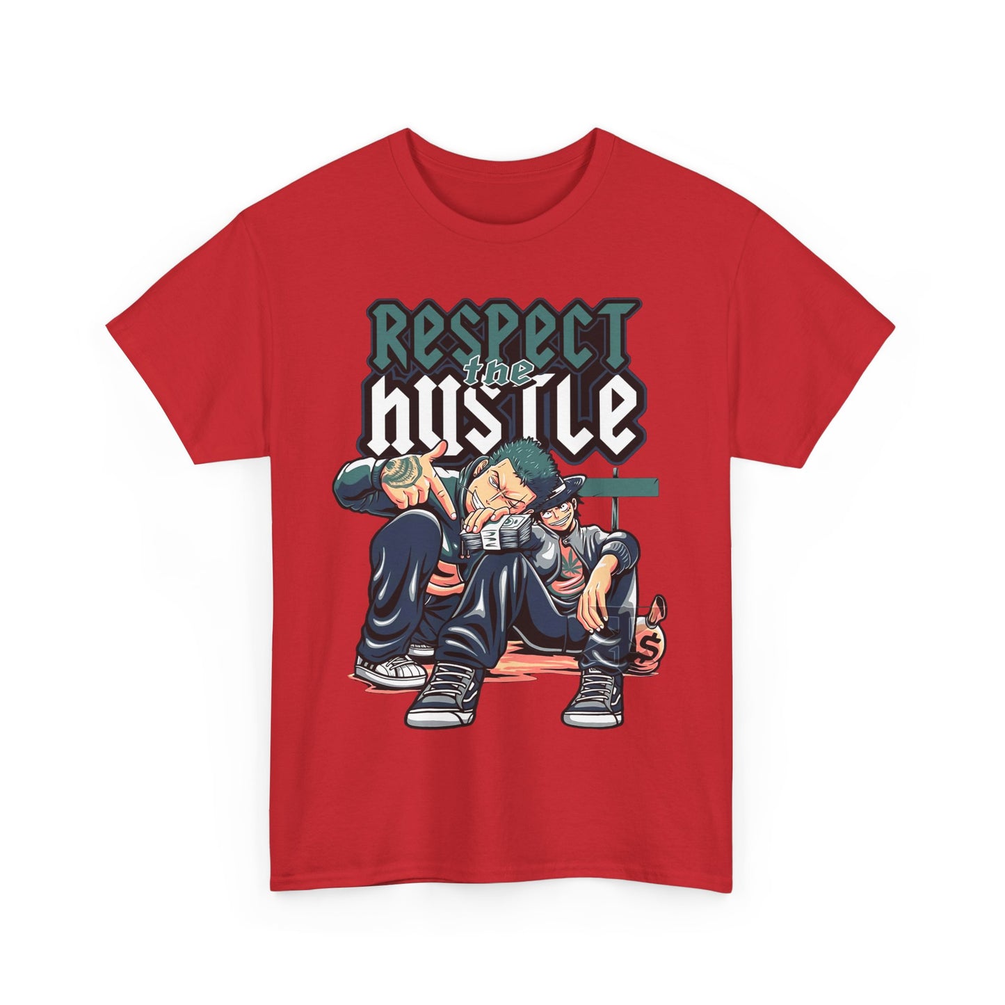 Respect the Hustle Unisex Heavy Cotton Tee - Streetwear Style Graphic Tee