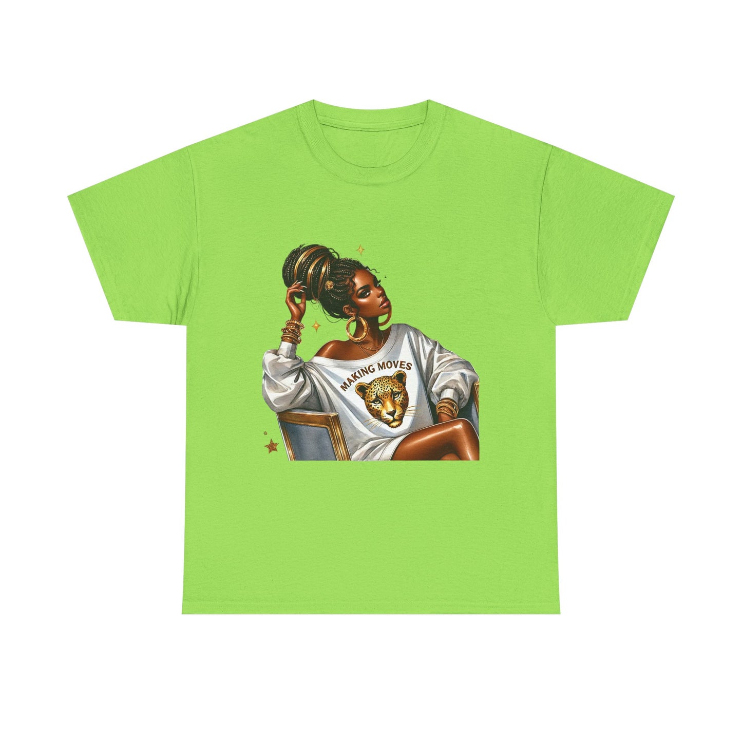 Empowering Women Graphic Tee - 'Making Moves' Heavy Cotton Unisex T-Shirt