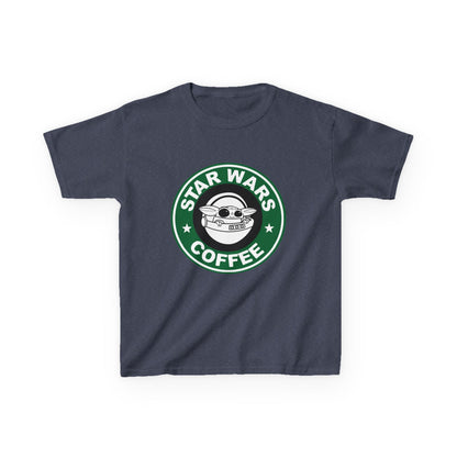 Star Wars Coffee Kids Tee, Fun Graphic T-shirt for Boys & Girls, Perfect for Birthdays, Star Wars Fans, Casual Wear