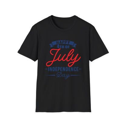 Happy 4th of July Unisex T-Shirt, Independence Day Tee, Summer Celebration Shirt, Patriotic Apparel, Casual Festival Wear