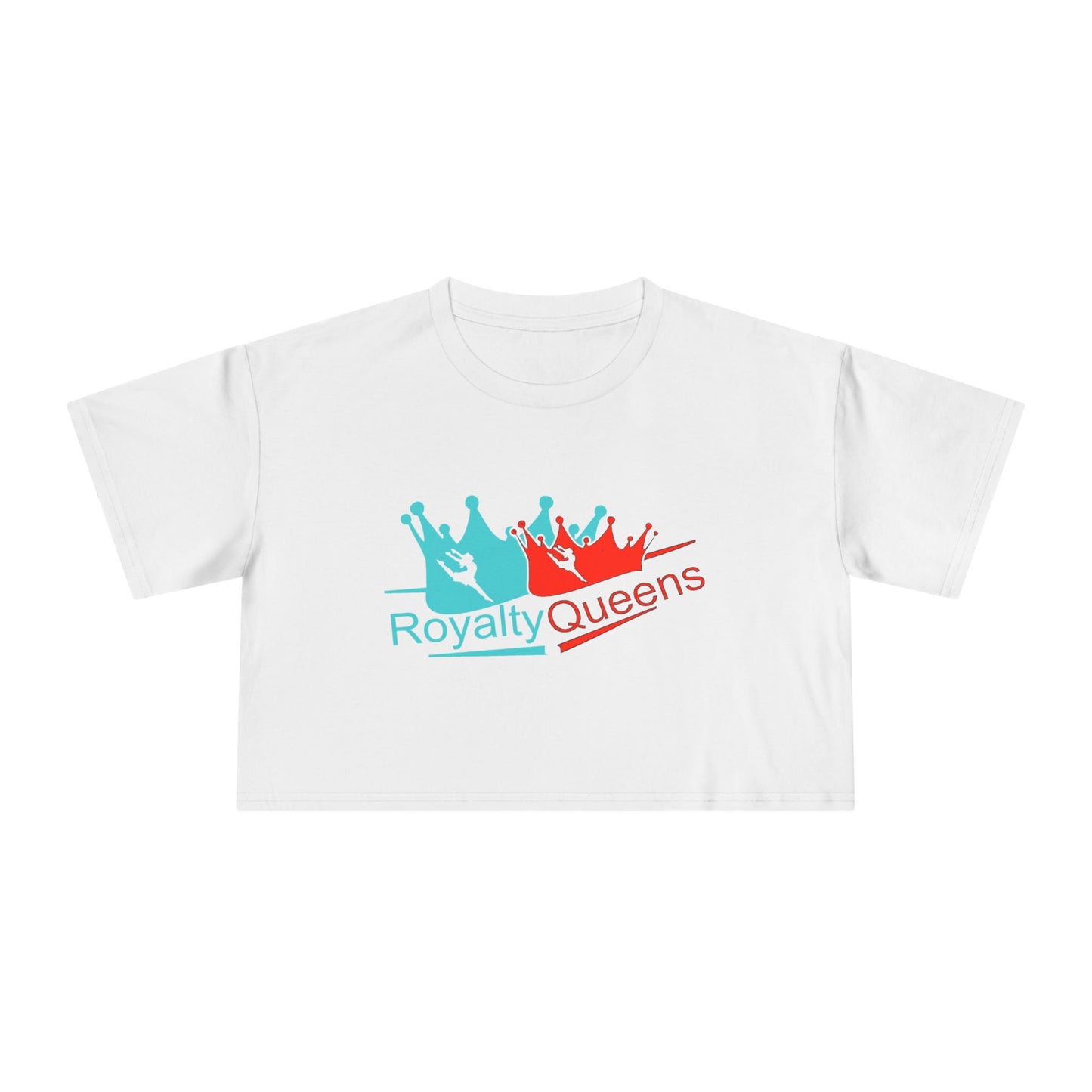 Royalty Queens Women's Crop Tee - Stylish Summer Top, Perfect Gift for Birthdays, Group Events, or Casual Outings