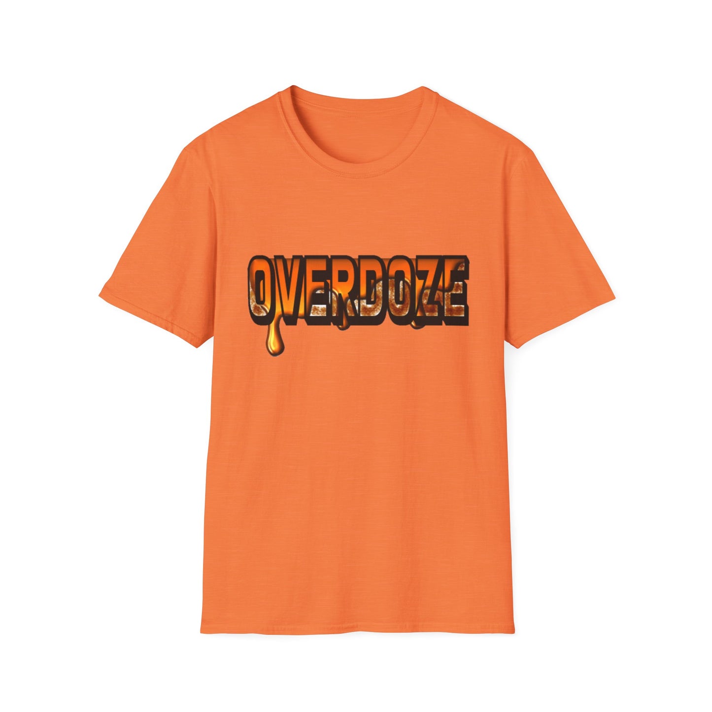 Street Style Unisex T-Shirt with 'OVERDOZE' Graphic