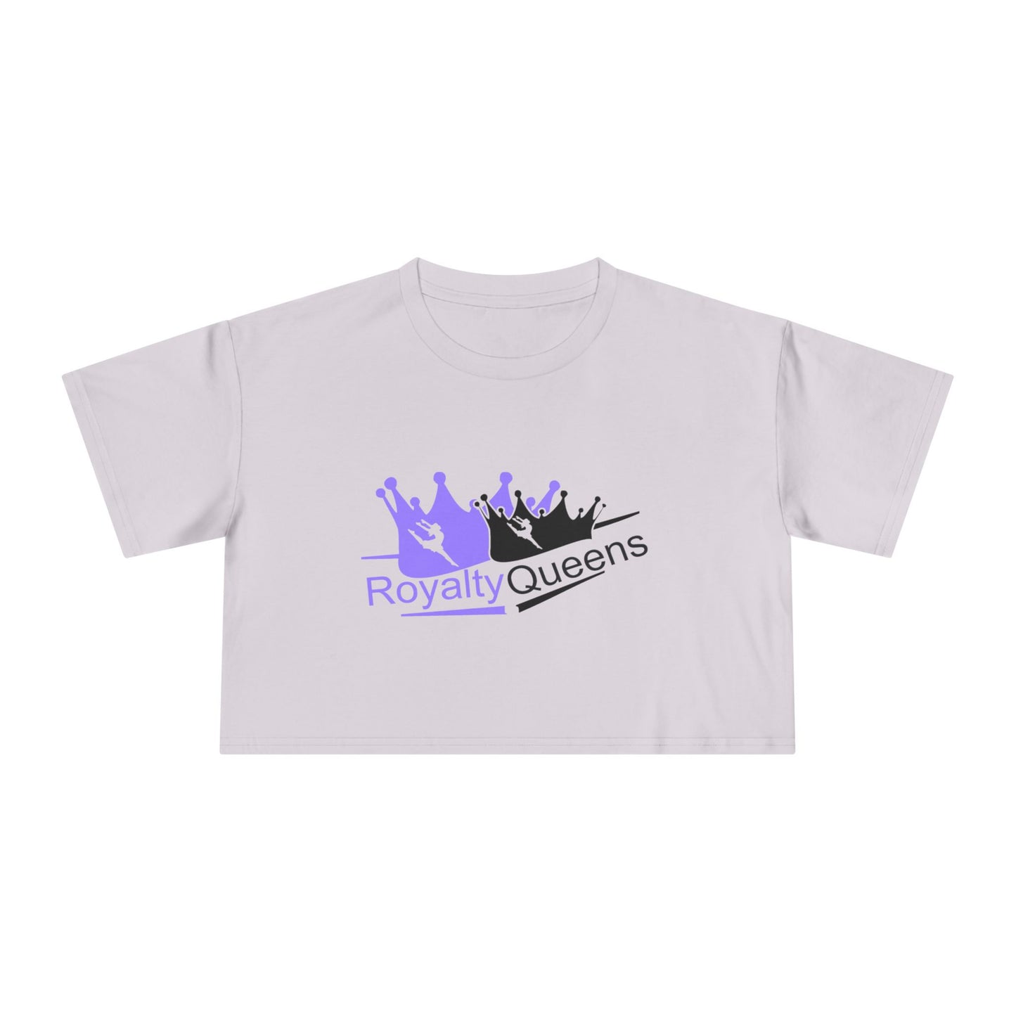 Royalty Queens Women's Crop Tee - Empowerment Top, Casual Wear, Birthday Gift, Summer Fashion, Confidence Boost