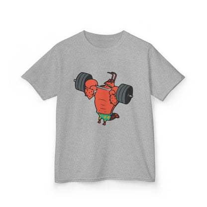 Kids Fitness Lobster Tee, Funny Kids T-Shirt, Gym Humor Tee, Nautical Theme Shirt, Gift for Young Athletes