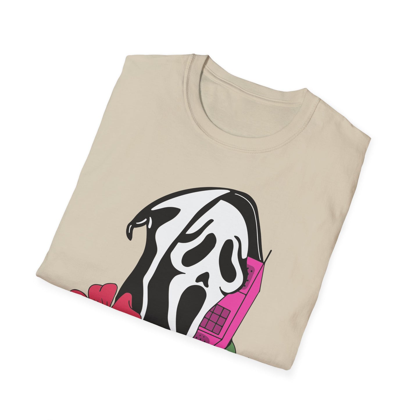 Call Me Horror T-Shirt, Unisex Graphic Tee, Halloween Costume, Spooky Gift, Movie Lover's Shirt, Floral Horror Tee