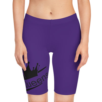 Royalty Vibe Women's Bike Shorts, Workout Leggings, Fitness Apparel, Queens Gear, Athleisure Wear, Gifts for Active Women