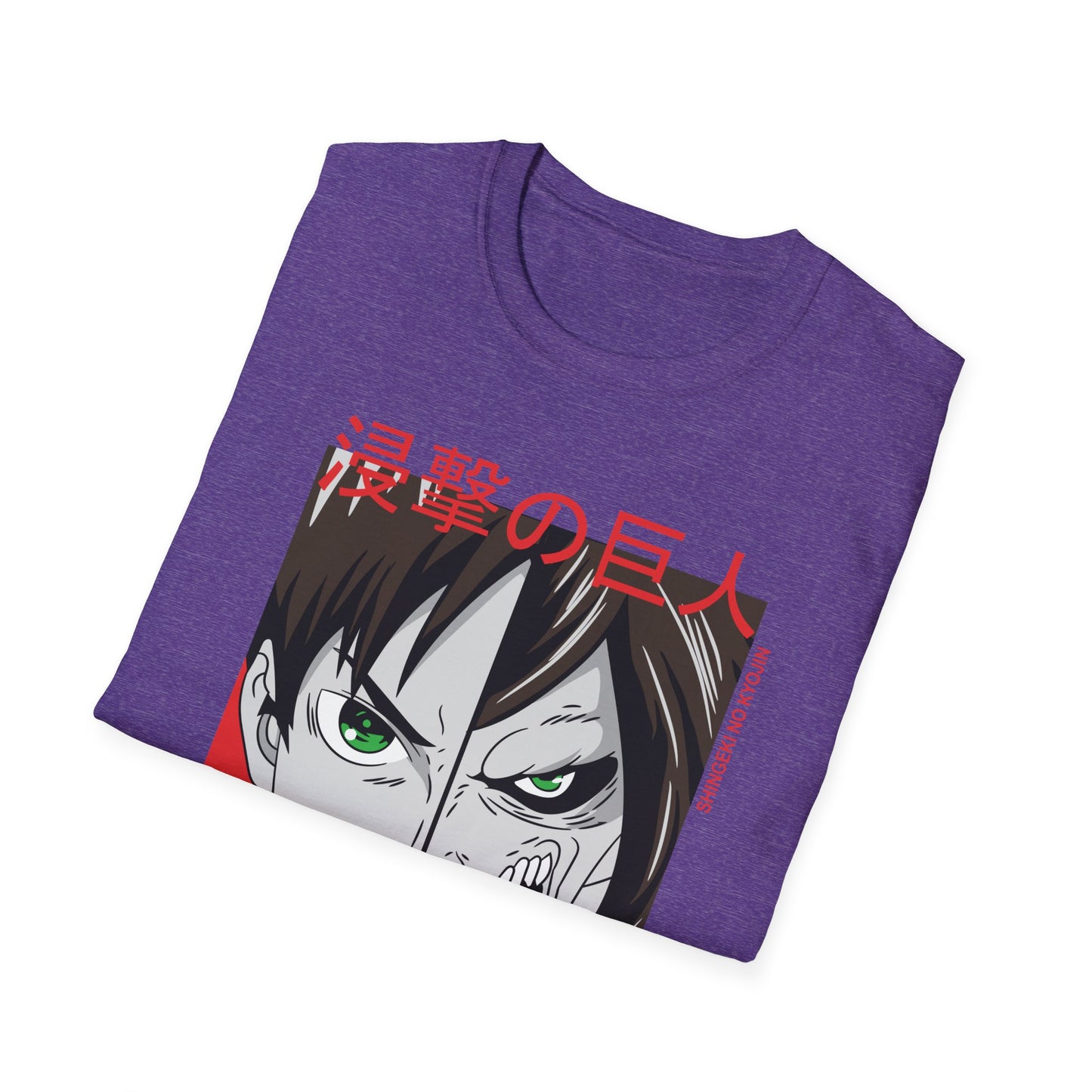 Anime-Inspired Unisex T-Shirt, Eren Yeager Graphic Tee, Casual Streetwear, Gift for Fans, Unique Graphic Shirt
