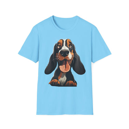 Cute Dog Graphic Unisex Softstyle T-Shirt - Perfect for Pet Lovers