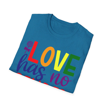 Love Has No Gender Unisex T-Shirt, LGBTQ+ Pride Tee, Comfort Fit Shirt, Gift for Allies, Inclusivity Apparel, Birthday Celebration Top