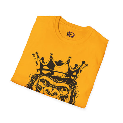 King Status Gorilla T-Shirt | Unisex Softstyle Tee for Casual Wear