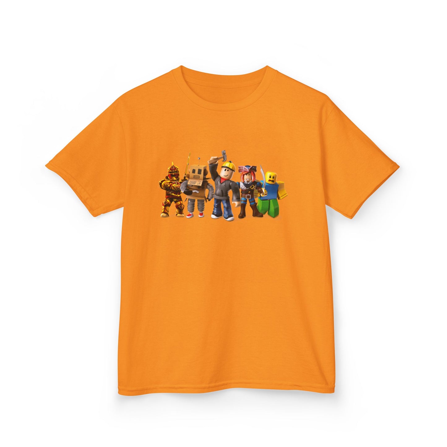 Minecraft Characters Kids Tee, Gamer T-Shirt, Fun Casual Wear, Birthday Gift, Children's Apparel