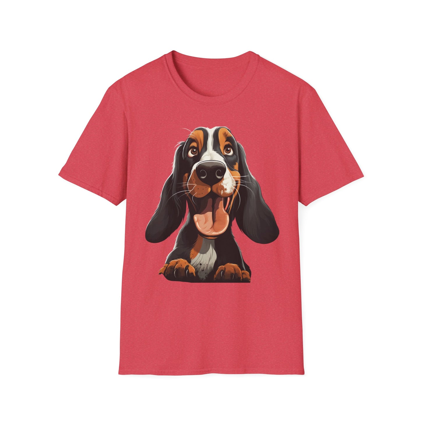 Cute Dog Graphic Unisex Softstyle T-Shirt - Perfect for Pet Lovers