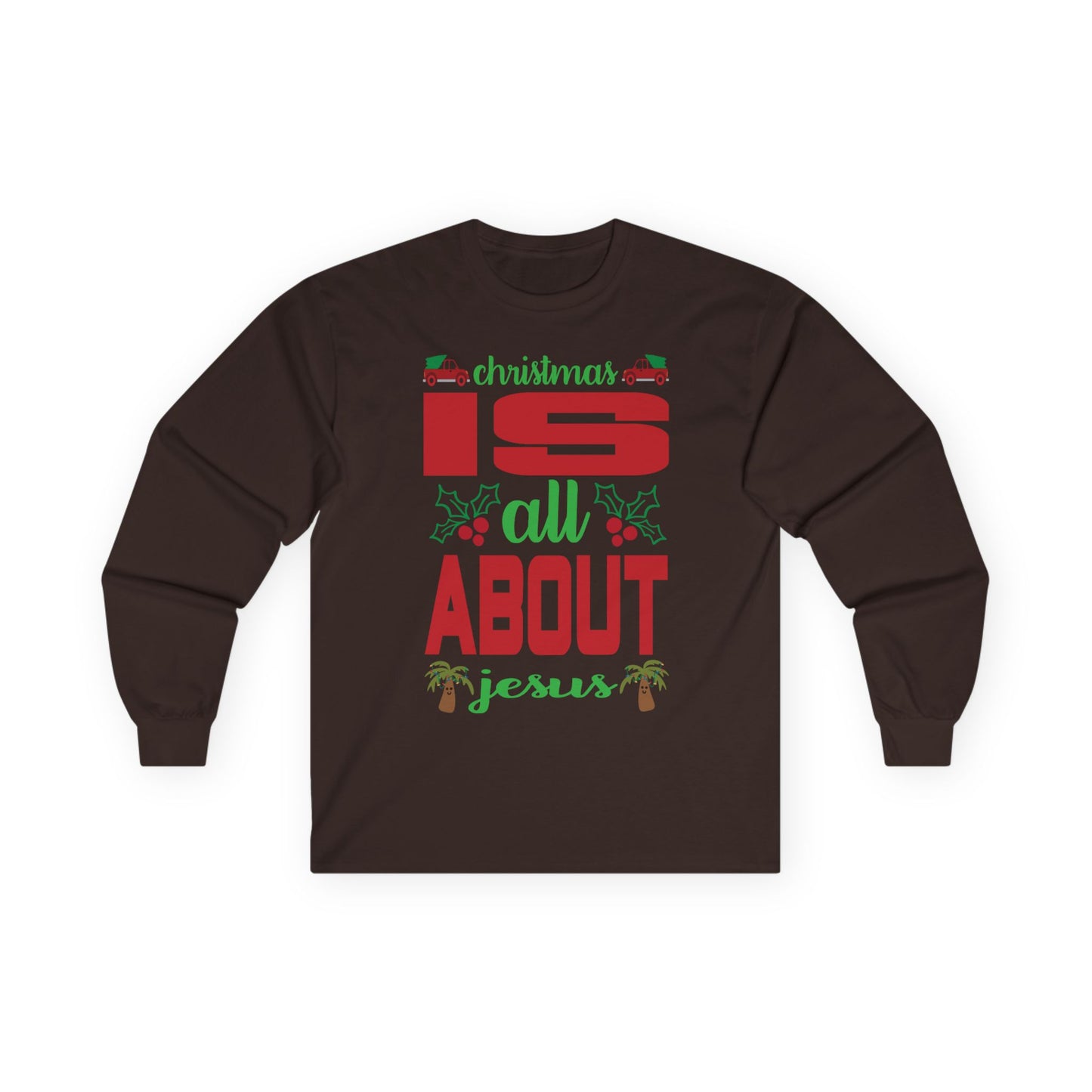 Unisex Christmas Long Sleeve Tee, Meaningful Holiday Shirt, Faith-Based Gift, Family Gathering Wear, Winter Party Outfit, Jesus [...]