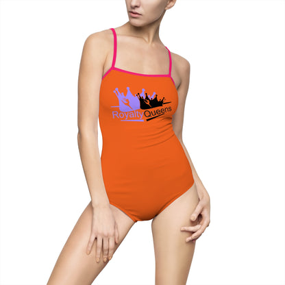 Royalty Queens Women's One-Piece Swimsuit, Beachwear, Pool Party, Summer Fashion, Vacation Essentials, Swimwear Gift
