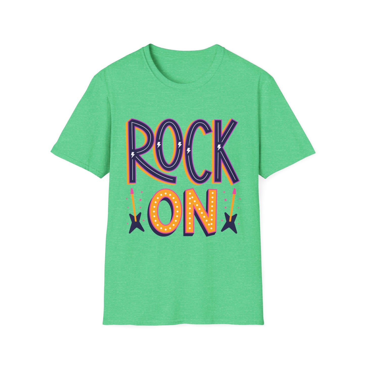 Rock On Unisex T-Shirt, Music Lover's Tee, Concert Outfit, Gift for Musicians, Fun Casual Wear