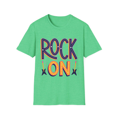 Rock On Unisex T-Shirt, Music Lover's Tee, Concert Outfit, Gift for Musicians, Fun Casual Wear