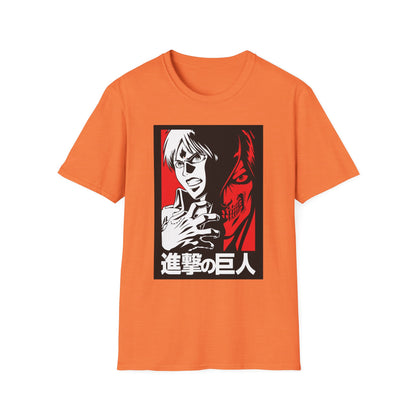 Anime-Inspired Unisex T-Shirt - Attack on Titan Graphic Tee, Casual Wear, Gift for Fans, Streetwear, Birthday Gift