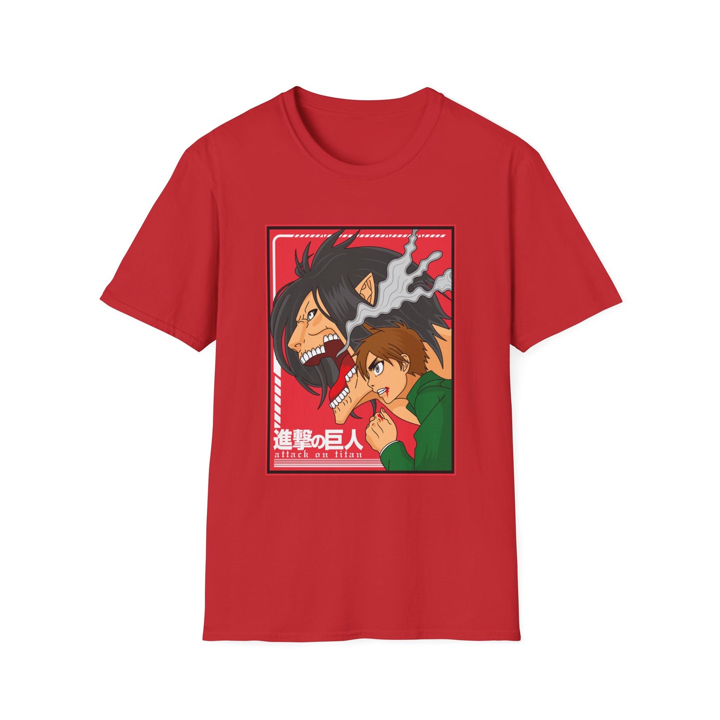 Anime-Inspired Unisex Tee - Softstyle T-Shirt, Casual Gift, Graphic Tee, Manga Apparel, Fan Merchandise
