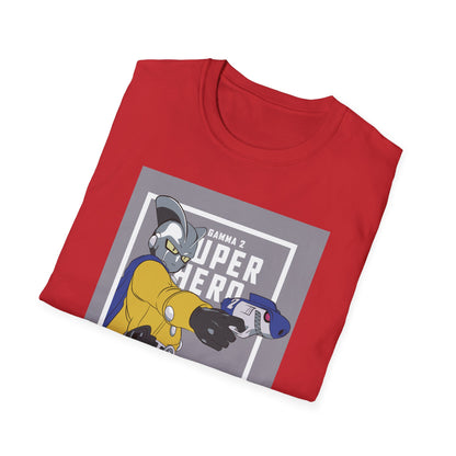Superhero Unisex Softstyle T-Shirt | Comic Graphic Tee for Fans | Perfect Gift for Birthdays, Celebrations, Casual Wear, Events, Collectors