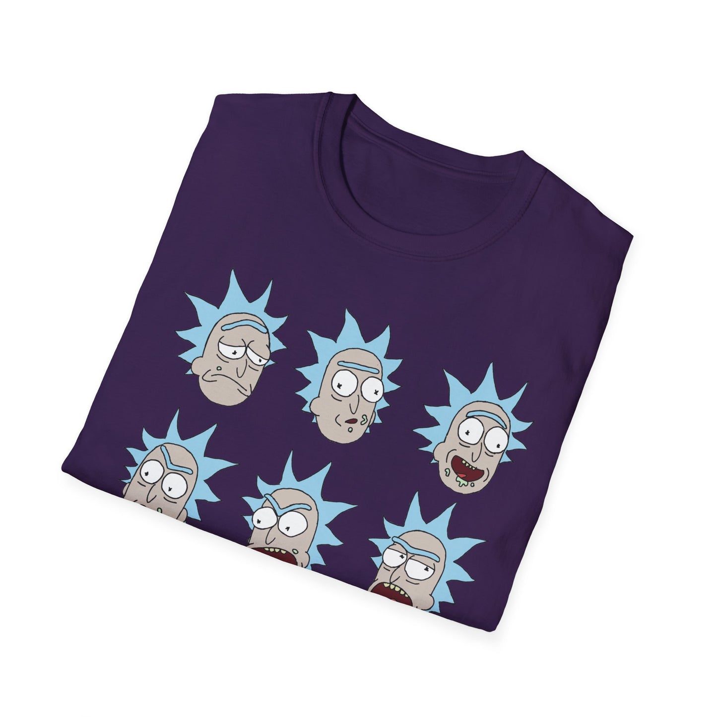 Rick and Morty Unisex Softstyle T-Shirt - Fun Cartoon Design for Fans