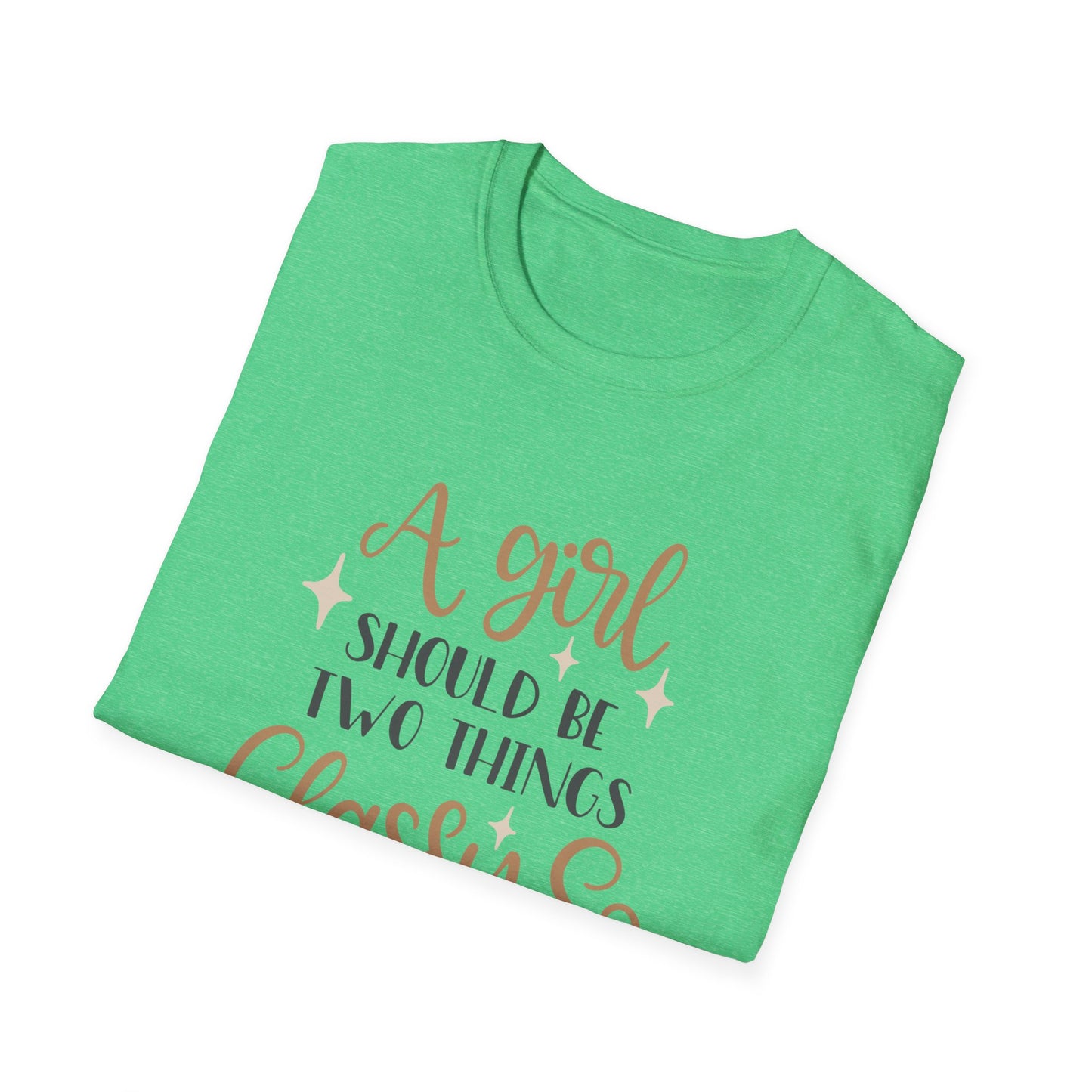 Classy & Fabulous T-Shirt for Girls | Soft Unisex Tee, Trendy Gift, Stylish Outfit, Birthday Celebration, Inspirational Wear