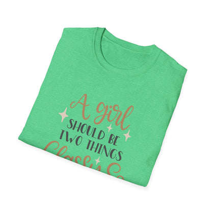 Classy & Fabulous T-Shirt for Girls | Soft Unisex Tee, Trendy Gift, Stylish Outfit, Birthday Celebration, Inspirational Wear