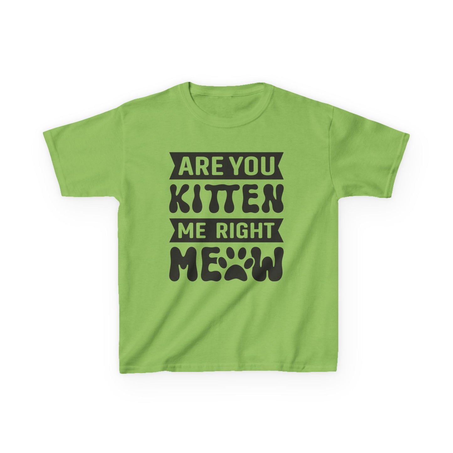 Cute Kids Tee - "Are You Kitten Me Right Meow" T-Shirt for Cat Lovers, Birthday Gift, Funny Pet Shirt, Kids' Humor Clothing, Animal [...]