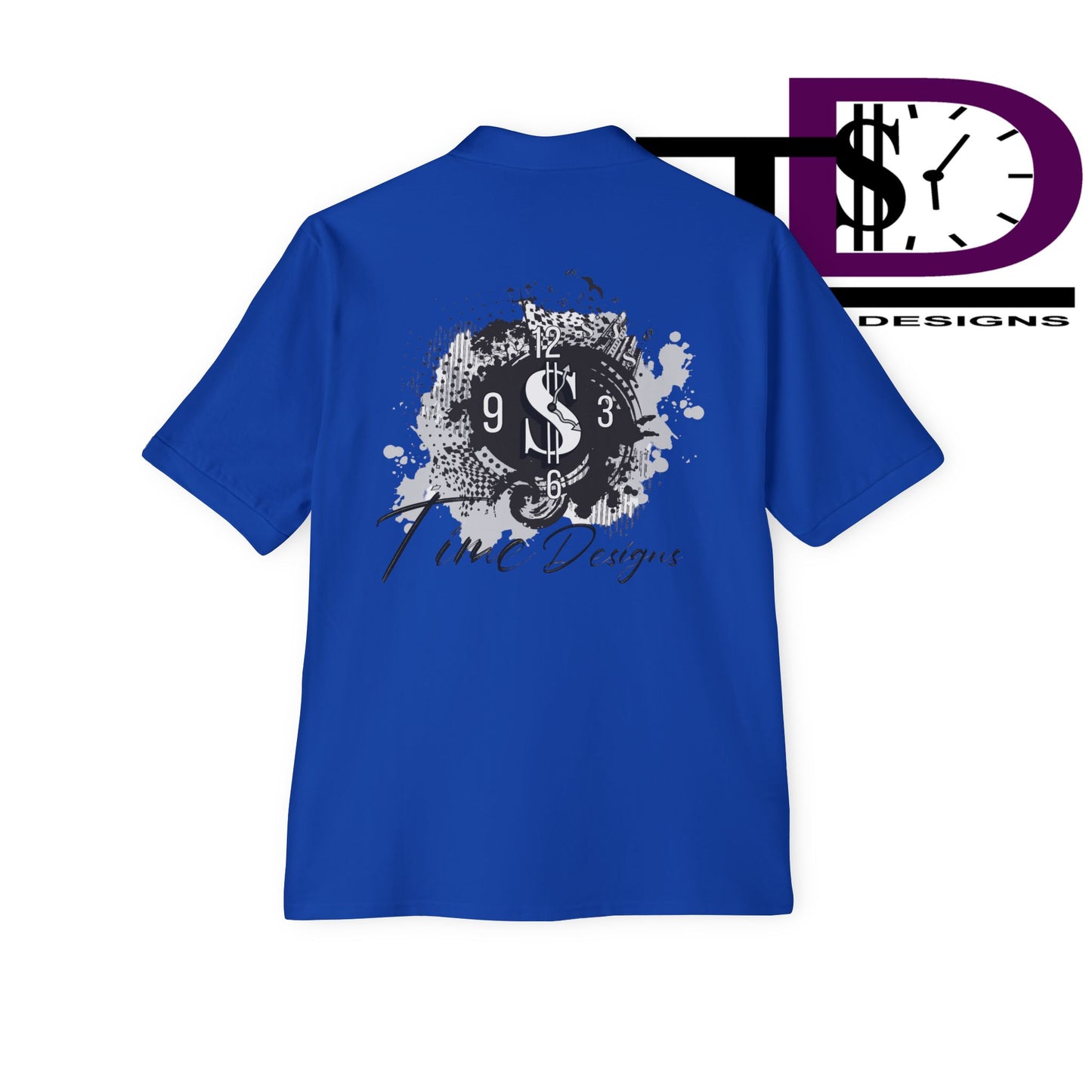 Men's Piqué Polo with Inspirational Design - Casual Wear, Gift for Him, Business Casual, Summer Style, Motivational Fashion