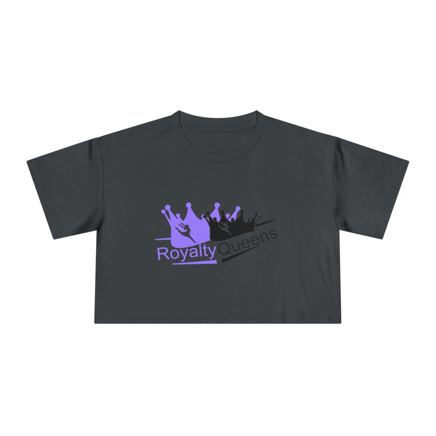 Royalty Queens Women's Crop Tee - Empowerment Top, Casual Wear, Birthday Gift, Summer Fashion, Confidence Boost