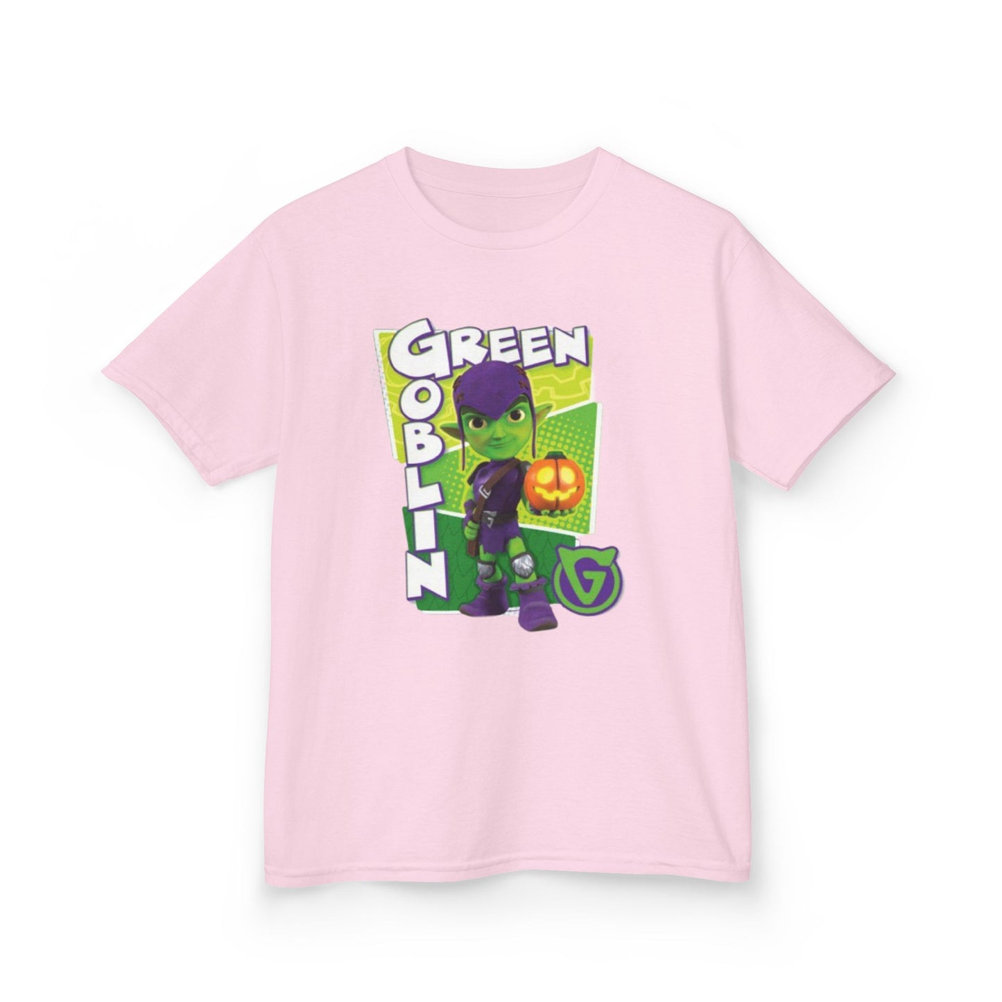 Kids Green Goblin Tee - Fun Halloween T-Shirt for Kids