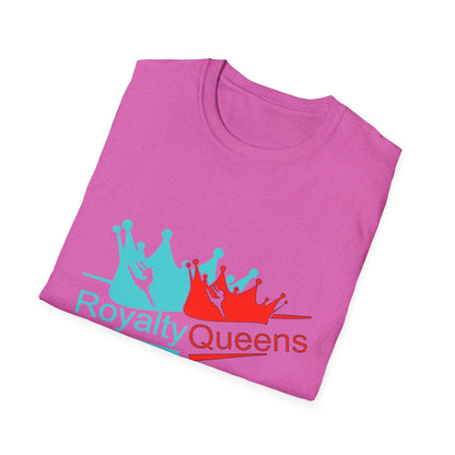 Royalty Queens Unisex Softstyle T-Shirt - Empowering Graphic Tee for Celebrations and Everyday Wear