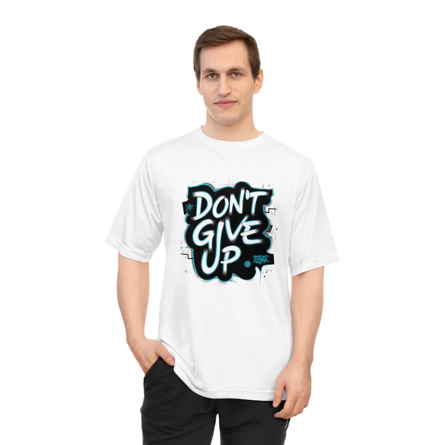 Motivational Graphic T-shirt - Unisex Sport Tee with 'Don't Give Up' Design, Fitness Wear, Gym Shirt, Inspirational Clothing, Workout [...]