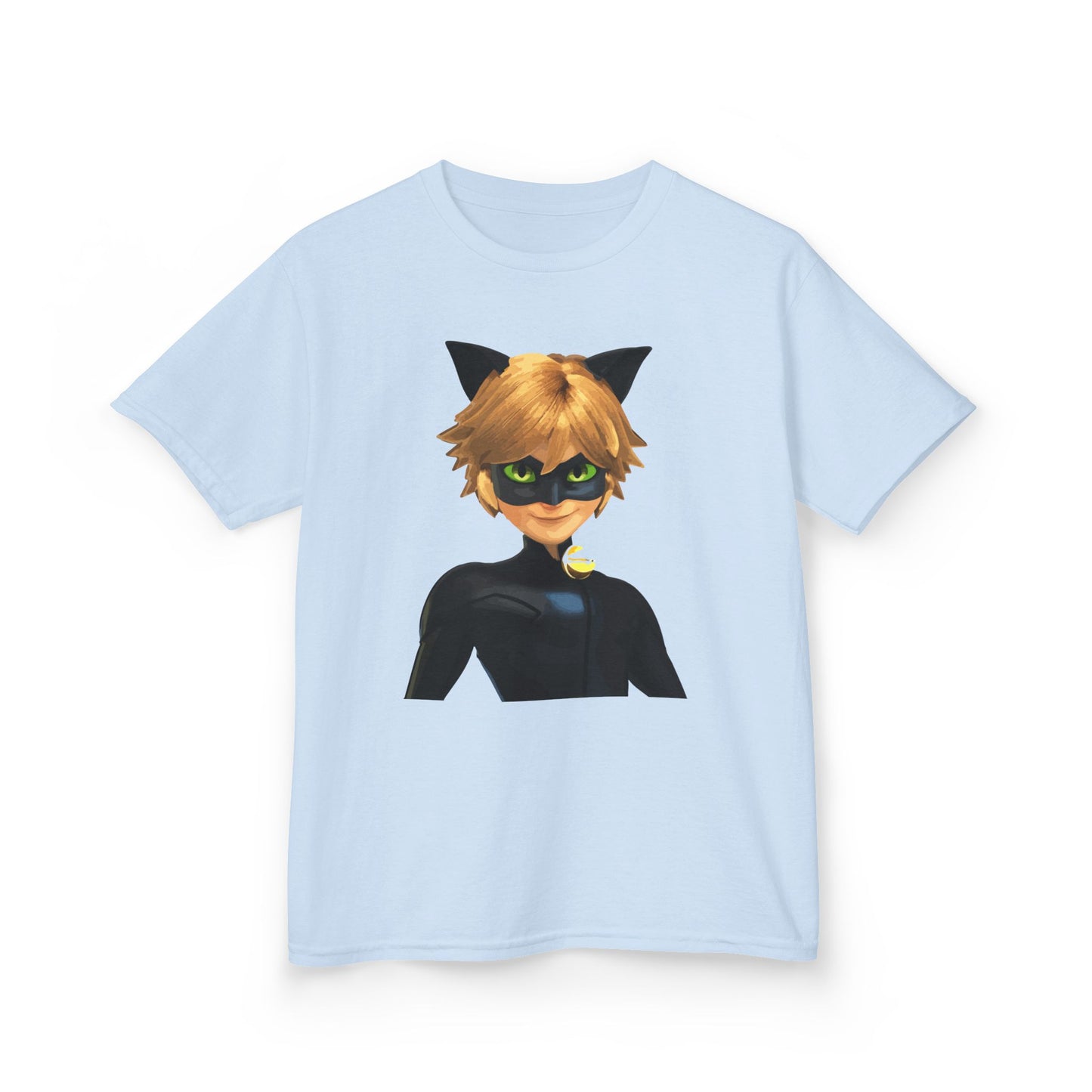 Kids Cat Superhero Tee, Cartoon Shirt, Children's Birthday Gift, Fun Playwear, Gift for Kids, Cat Lover Gift