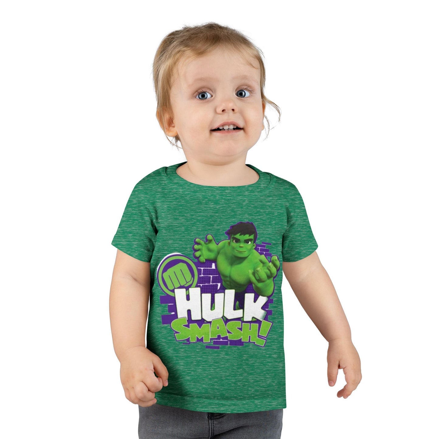 Hulk Smash Toddler T-Shirt - Fun & Playful Graphic Tee for Kids