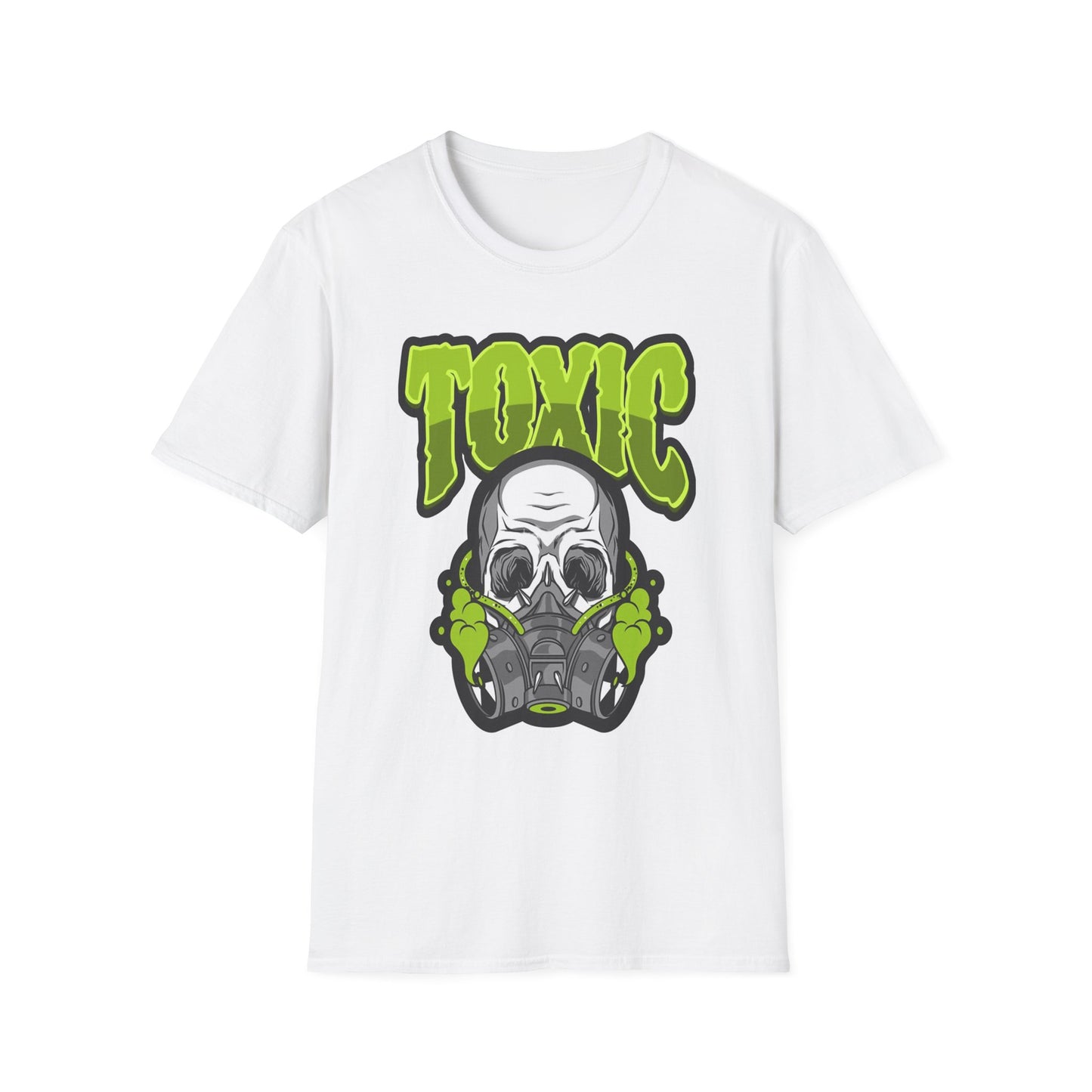 Toxic Skull Graphic Tee - Unisex Softstyle T-Shirt