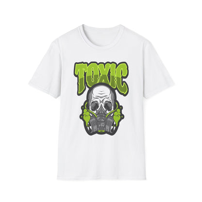 Toxic Skull Graphic Tee - Unisex Softstyle T-Shirt