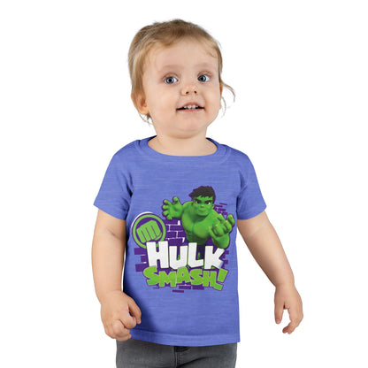 Hulk Smash Toddler T-Shirt - Fun & Playful Graphic Tee for Kids