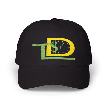 Classic Dad Cap with Green and Yellow Design, Casual Hat for Fathers, Gift for Dads, Summer Accessory, Adjustable Baseball Cap