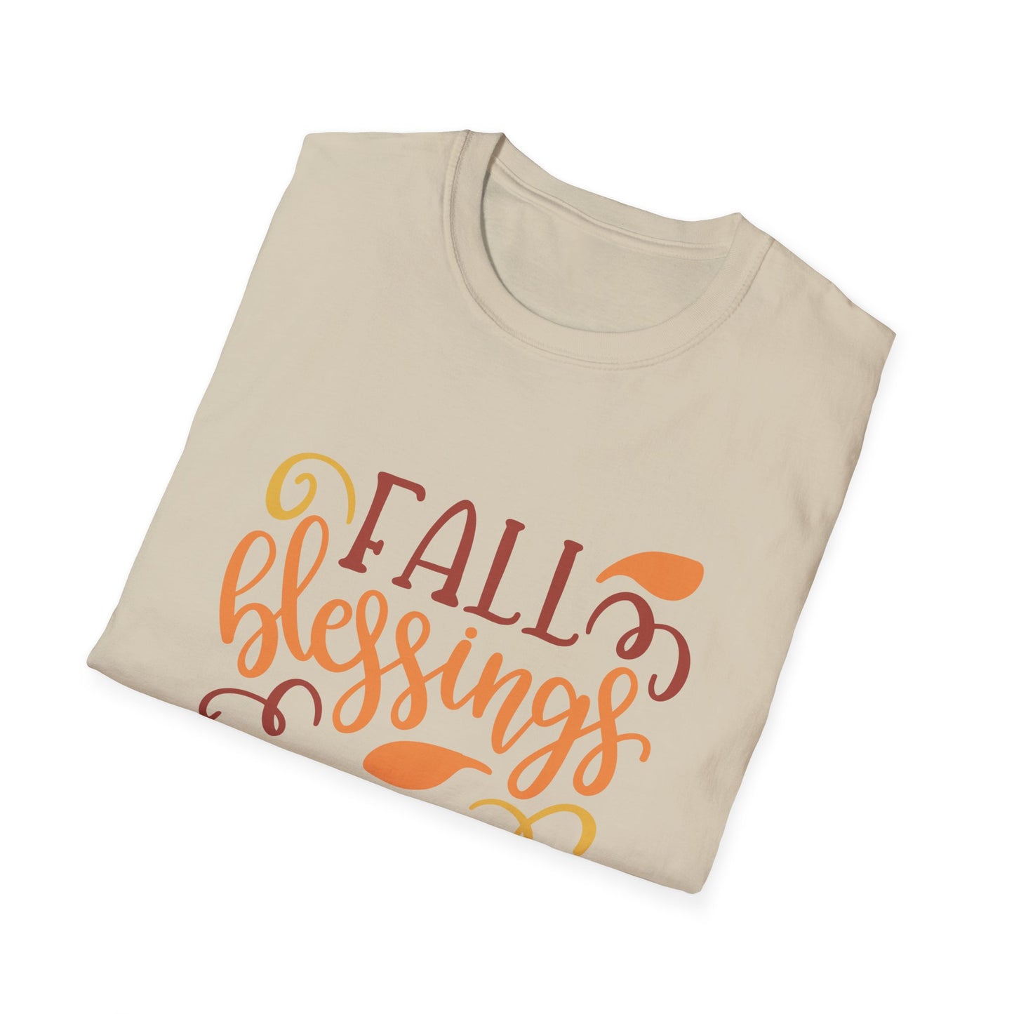 Fall Blessings T-Shirt, Cute Autumn Tee, Thanksgiving Gift, Cozy Casual Wear, Seasonal Graphic Shirt