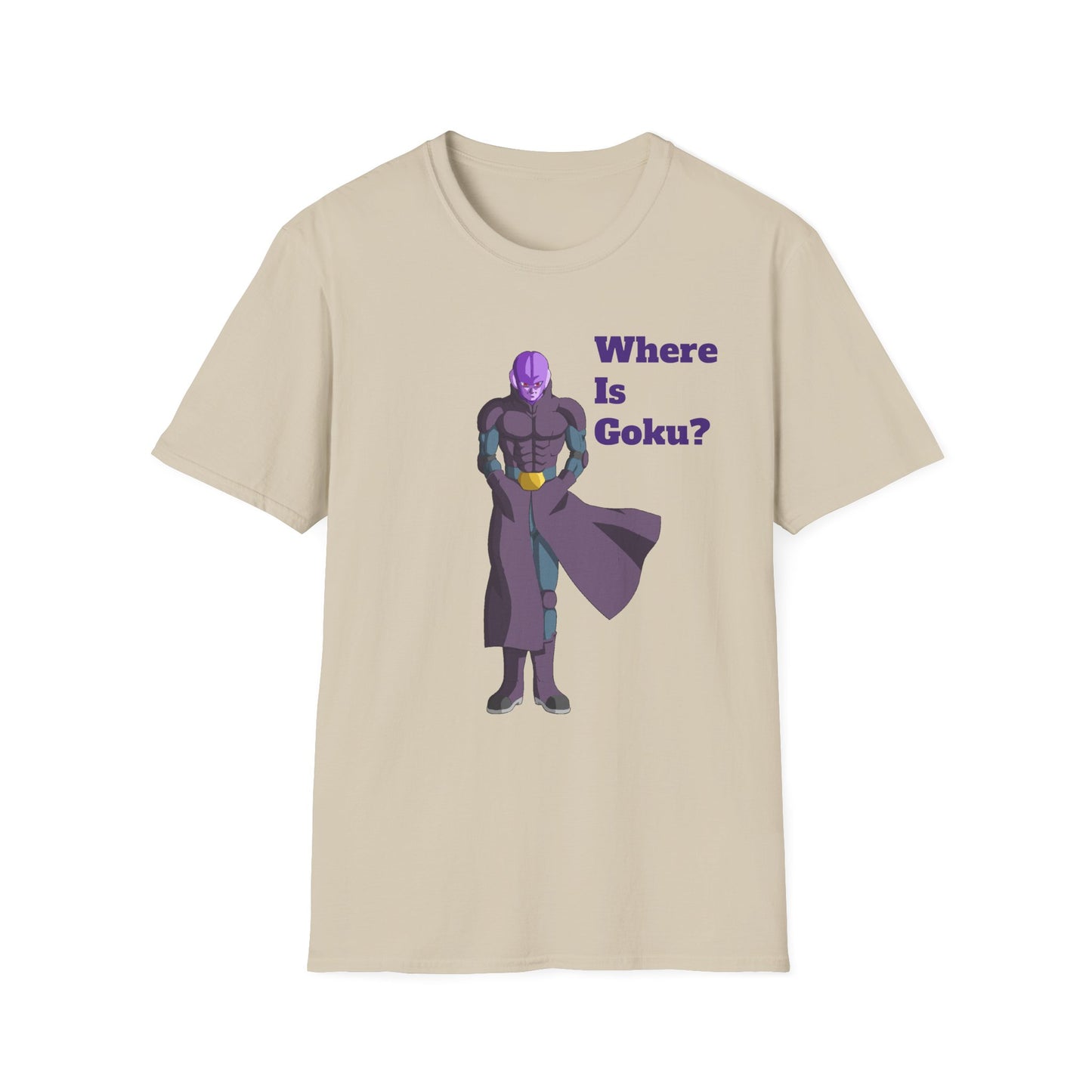 Where Is Goku? Unisex Softstyle T-Shirt for Anime Fans