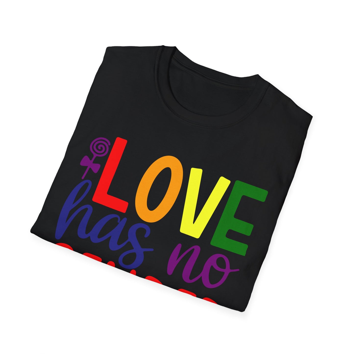 Love Has No Gender Unisex T-Shirt, LGBTQ+ Pride Tee, Comfort Fit Shirt, Gift for Allies, Inclusivity Apparel, Birthday Celebration Top