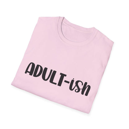 Funny Adult-ish Unisex Softstyle T-Shirt – Perfect Gift for New Adults