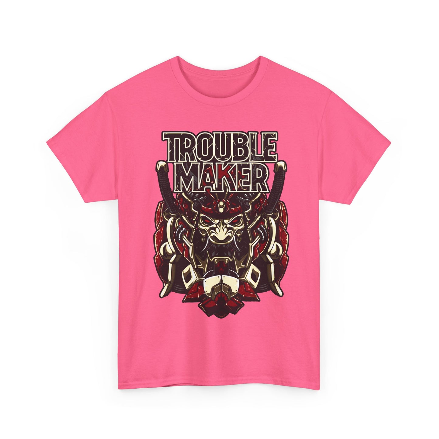 Trouble Maker Graphic Tee - Unisex Heavy Cotton Shirt for Rebels and Mischiefs