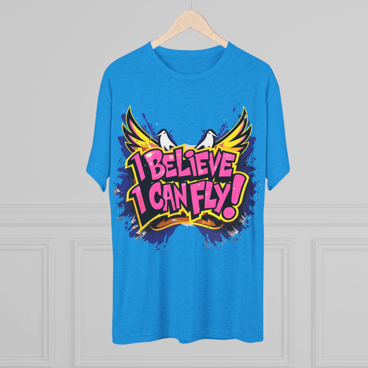 Inspirational Crew Tee - "I Believe I Can Fly" T-Shirt, Motivational Graphic Tee, Unisex Inspirational Wear, Gift for Dreamers, [...]